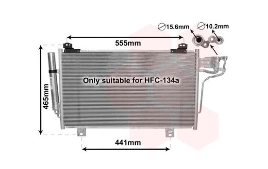 Condenser, air conditioning 27005261 International Radiators