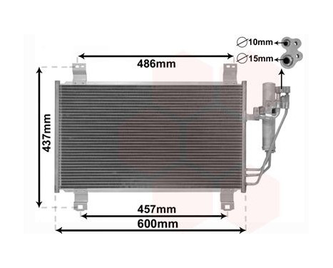 Condenser, air conditioning 27015701 International Radiators