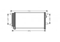 Condenser, air conditioning 28005089 International Radiators