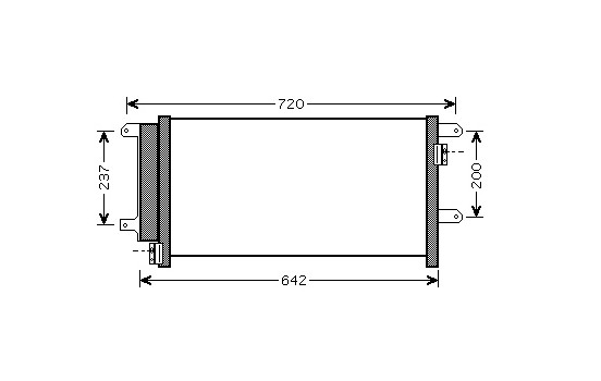 Condenser, air conditioning 28005089 International Radiators