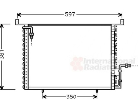 Condenser, air conditioning 30005194 International Radiators, Image 2
