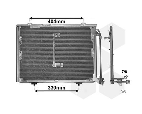 Condenser, air conditioning 30005207 International Radiators, Image 2