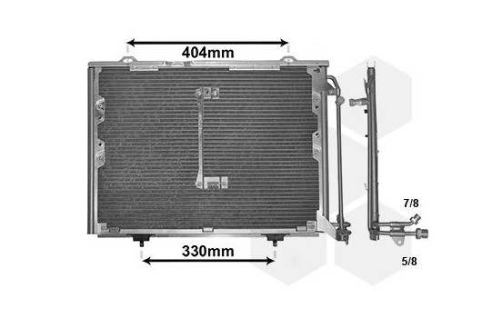 Condenser, air conditioning 30005207 International Radiators, Image 2