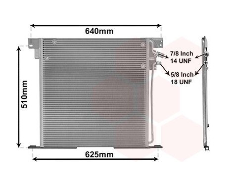Condenser, air conditioning 30005220 International Radiators, Image 2