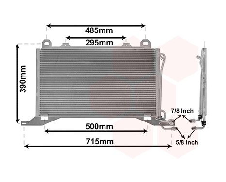 Condenser, air conditioning 30005222 International Radiators, Image 2