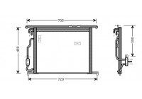 Condenser, air conditioning 30005280 International Radiators