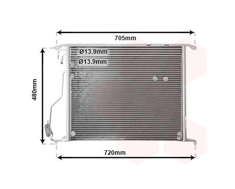 Condenser, air conditioning 30005280 International Radiators, Image 2