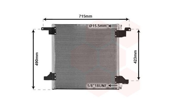 Condenser, air conditioning 30005377 International Radiators, Image 2
