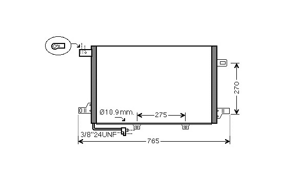 Condenser, air conditioning 30005382 International Radiators