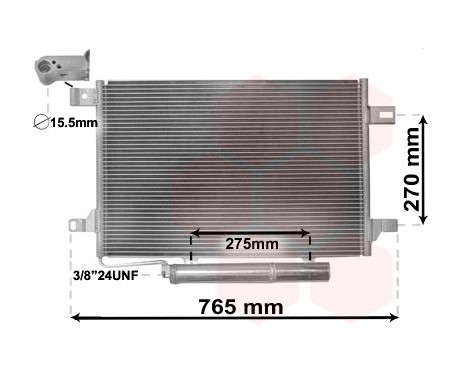 Condenser, air conditioning 30005382 International Radiators, Image 2