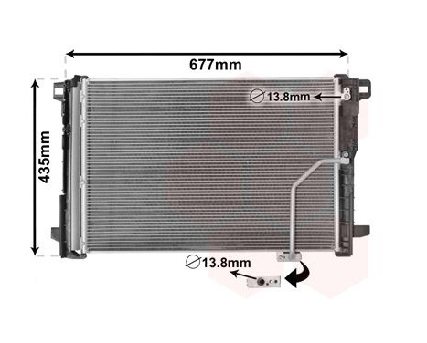 Condenser, air conditioning 30005450 International Radiators, Image 2