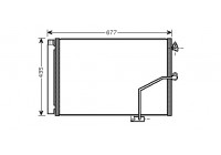 Condenser, air conditioning 30005450 International Radiators