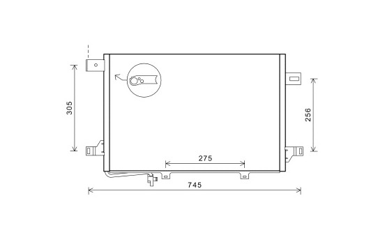 Condenser, air conditioning 30005572 International Radiators