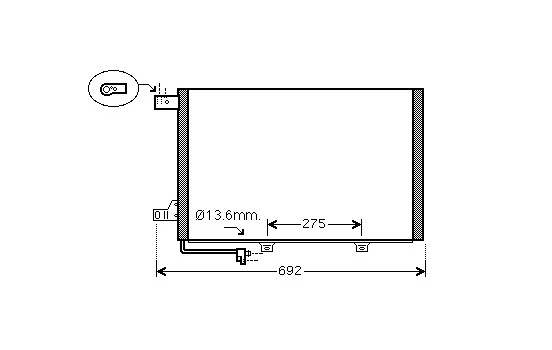 Condenser, air conditioning 30005578 International Radiators