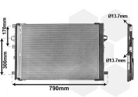 Condenser, air conditioning 30015701 International Radiators