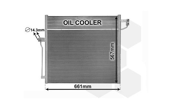 Condenser, air conditioning 30015704 International Radiators
