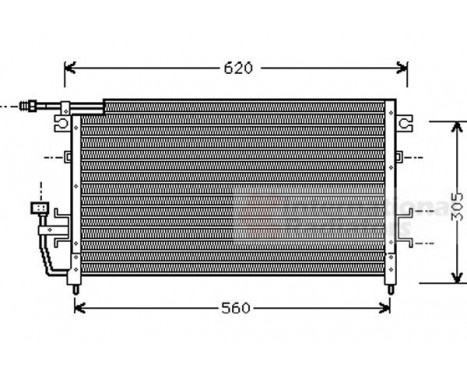 Condenser, air conditioning 32005096 International Radiators, Image 2