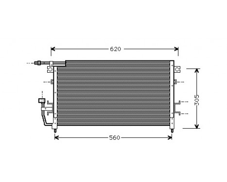 Condenser, air conditioning 32005096 International Radiators