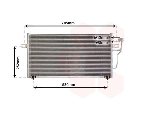 Condenser, air conditioning 32005100 International Radiators, Image 2