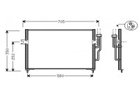 Condenser, air conditioning 32005100 International Radiators