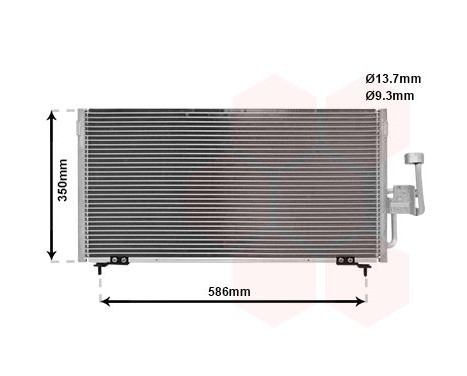 Condenser, air conditioning 32005106 International Radiators, Image 2