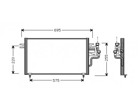 Condenser, air conditioning 32005119 International Radiators