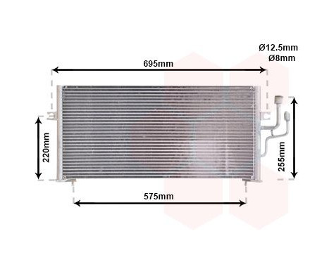 Condenser, air conditioning 32005119 International Radiators, Image 2