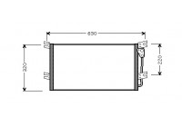 Condenser, air conditioning 32005154 International Radiators