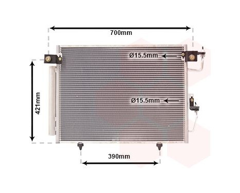 Condenser, air conditioning 32005191 International Radiators, Image 2