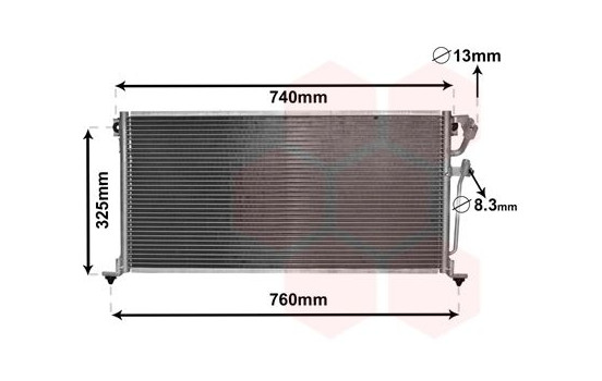 Condenser, air conditioning 32005220 International Radiators, Image 2