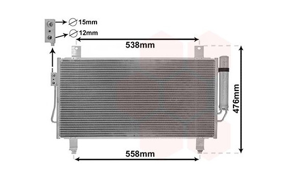 Condenser, air conditioning 32005252 International Radiators
