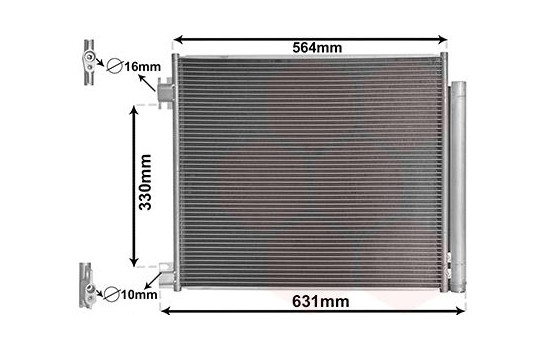 Condenser, air conditioning 33005422 International Radiators