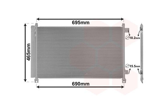 Condenser, air conditioning 33015702 International Radiators