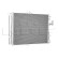 Condenser, air conditioning 350021 NRF