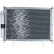 Condenser, air conditioning 350056 NRF