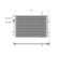 Condenser, air conditioning 350492 NRF