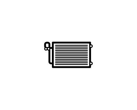 Condenser, air conditioning 350672 NRF