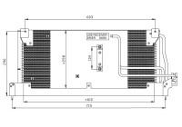 Condenser, air conditioning 35242 NRF