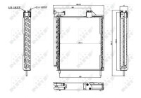 Condenser, air conditioning 35371 NRF