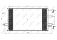 Condenser, air conditioning 35505 NRF