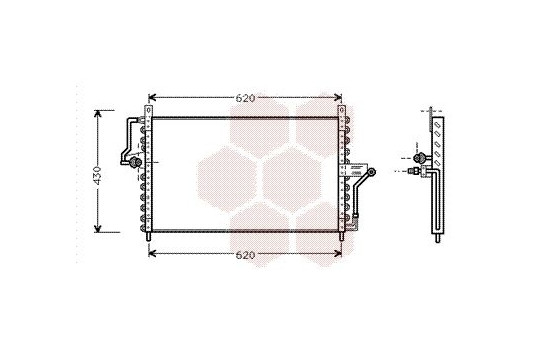 Condenser, air conditioning 37005223 International Radiators, Image 2