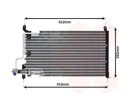 Condenser, air conditioning 37005229 International Radiators, Image 2