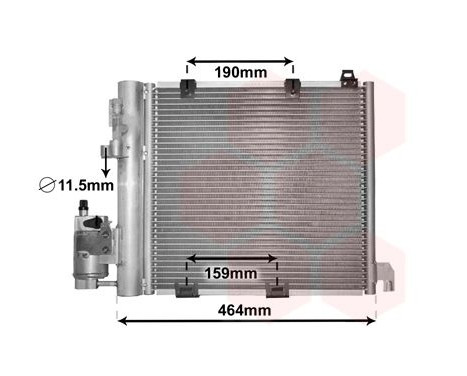 Condenser, air conditioning 37005250 International Radiators, Image 2