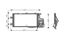 Condenser, air conditioning 37005310 International Radiators