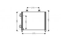 Condenser, air conditioning 37005342 International Radiators