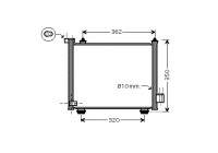 Condenser, air conditioning 37005402 International Radiators