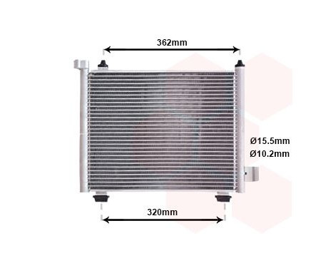 Condenser, air conditioning 37005402 International Radiators, Image 2