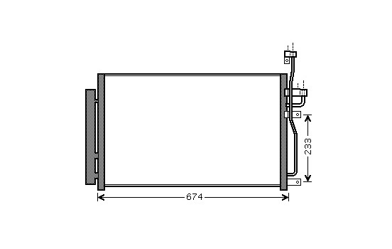 Condenser, air conditioning 37005433 International Radiators