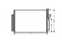 Condenser, air conditioning 37005436 International Radiators