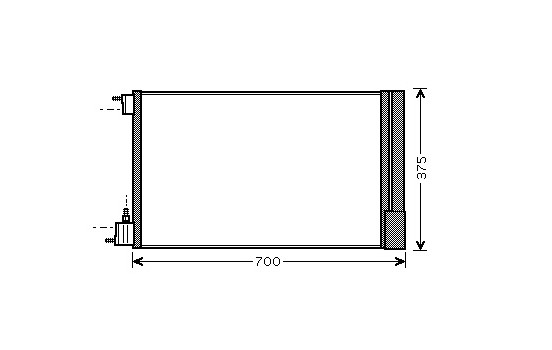Condenser, air conditioning 37005478 International Radiators